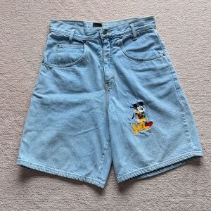 Mickey Unlimited Jerry Leigh vintage 90s high-rise denim shorts, size M